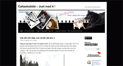 Desktop Screenshot of cattasbubbla.se